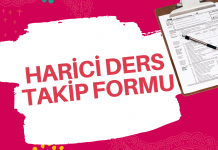Teknoloji ve Tasarım EBA Harici Ders Takip Formu