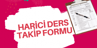 Teknoloji ve Tasarım EBA Harici Ders Takip Formu