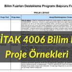TÜBİTAK 4006 Bilim Fuarı Proje Örnekleri