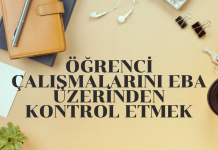 Öğrenci Çalışmalarını Eba Üzerinden Kontrol Etmek