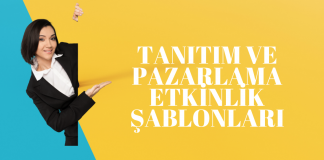 Tanıtım ve Pazarlama Etkinlik Şablonları