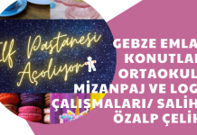Gebze Emlak Konutları Ortaokulu Mizanpaj ve Logo Çalışmaları/ Saliha ÖZALP ÇELİK