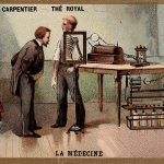 L0027361 Wilhelm Conrad Roentgen looking into an X-ray screen placed