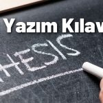 Eğitim fakültesi tez yazım kılavuzu