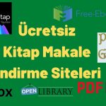 Ücretsiz Kitap Makale İndirme Siteleri