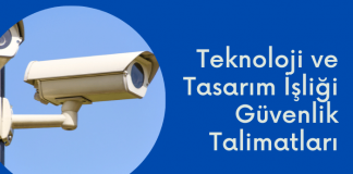 Teknoloji ve Tasarım İşliği Kullanım Talimatnamesi Örneği