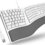 Macally Mac Wired Keyboard with Wrist Rest
