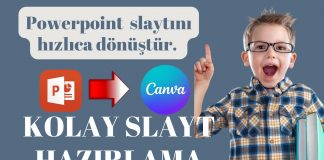 Canva Dersleri 2 | Slayt Nasıl Hazırlanır_ Powerpoint slaytı Canva’ya aktarma